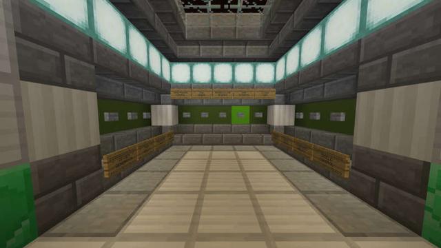 Screenshot of the Minecraft Bedrock Marketplace product Space Battle Simulator created by QwertyuiopThePie.