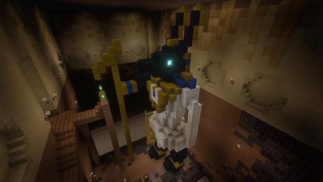 Screenshot of the Minecraft Bedrock Marketplace product Color By Numbers #2 - Desert Nights created by Rabbits Foot Studios.