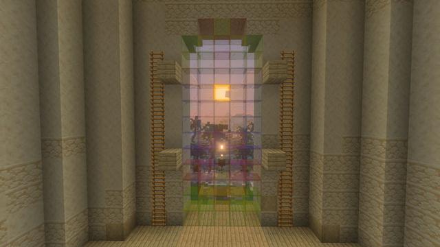 Screenshot of the Minecraft Bedrock Marketplace product Color By Numbers #2 - Desert Nights created by Rabbits Foot Studios.