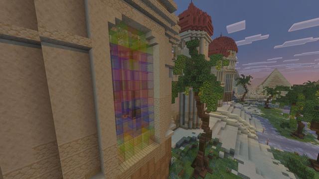 Screenshot of the Minecraft Bedrock Marketplace product Color By Numbers #2 - Desert Nights created by Rabbits Foot Studios.