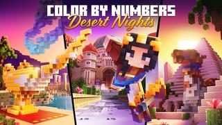 Thumbnail of the Minecraft Bedrock Marketplace product Malen nach Zahlen #2 – Wüstennächte created by Rabbits Foot Studios.