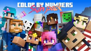 Thumbnail of the Minecraft Bedrock Marketplace product Color By Numbers Skin Pack created by Rabbits Foot Studios.