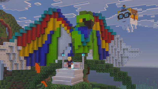 Screenshot of the Minecraft Bedrock Marketplace product Color By Numbers created by Rabbits Foot Studios.