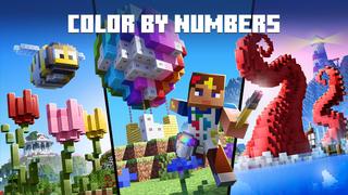 Thumbnail of the Minecraft Bedrock Marketplace product Color By Numbers created by Rabbits Foot Studios.