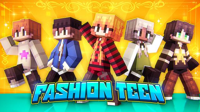 Thumbnail of the Minecraft Bedrock Marketplace product Fashion Teen created by Radium Studio.