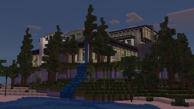 Screenshot of the Minecraft Bedrock Marketplace product MILLIONAIRE MANSION created by Radium Studio.