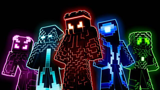 Thumbnail of the Minecraft Bedrock Marketplace product Neon Legends created by Radium Studio.