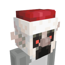 Thumbnail of the Minecraft Bedrock Marketplace product Scary Santa Head created by Radium Studio.