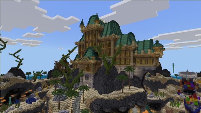 Screenshot of the Minecraft Bedrock Marketplace product Abyssal Adventure created by Rainbow Theory.