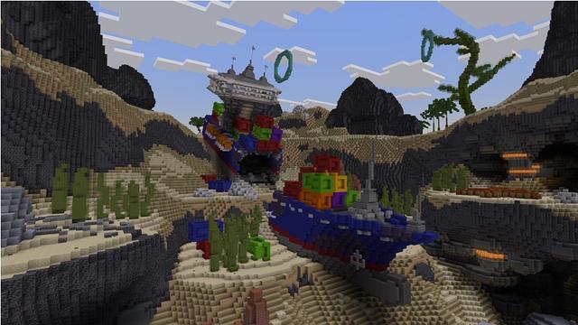 Screenshot of the Minecraft Bedrock Marketplace product Abyssal Adventure created by Rainbow Theory.