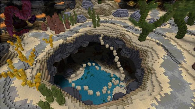 Screenshot of the Minecraft Bedrock Marketplace product Abyssal Adventure created by Rainbow Theory.
