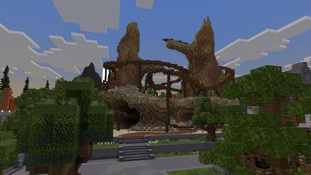 Screenshot of the Minecraft Bedrock Marketplace product Amusement Park created by Rainbow Theory.