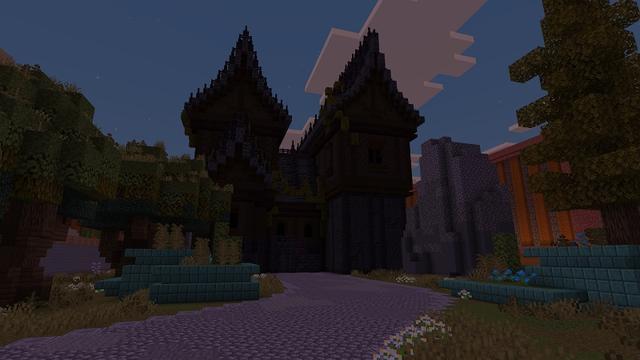 Screenshot of the Minecraft Bedrock Marketplace product Amusement Park created by Rainbow Theory.