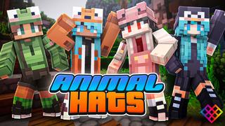 Thumbnail of the Minecraft Bedrock Marketplace product Animal Hats created by Rainbow Theory.