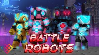 Thumbnail of the Minecraft Bedrock Marketplace product Battle Robots created by Rainbow Theory.