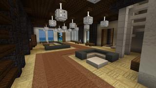 Screenshot of the Minecraft Bedrock Marketplace product Billionaire Mansion created by Rainbow Theory.