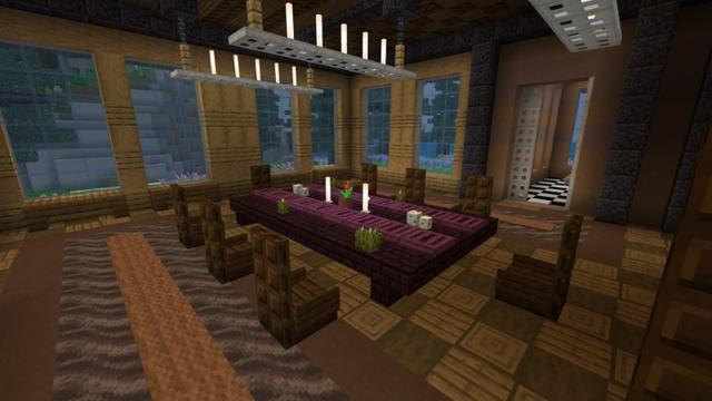 Screenshot of the Minecraft Bedrock Marketplace product Billionaire Mansion created by Rainbow Theory.
