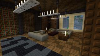 Screenshot of the Minecraft Bedrock Marketplace product Billionaire Mansion created by Rainbow Theory.