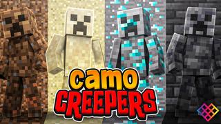 Thumbnail of the Minecraft Bedrock Marketplace product Camo Creepers created by Rainbow Theory.