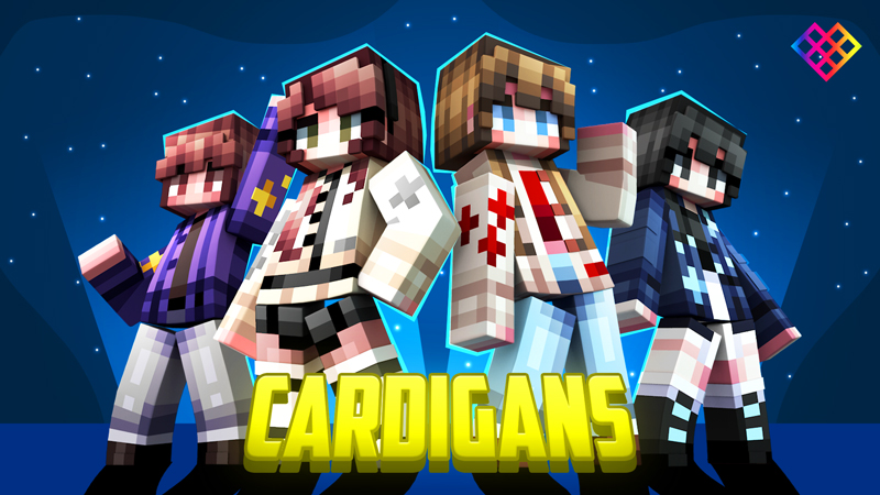 Thumbnail of the Minecraft Bedrock Marketplace product Cardigans created by Rainbow Theory.