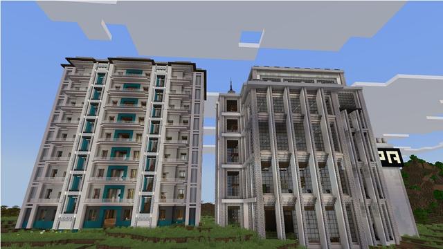 Screenshot of the Minecraft Bedrock Marketplace product Craftable Structures Add-On created by Rainbow Theory.