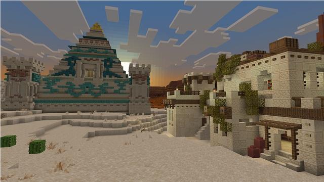 Screenshot of the Minecraft Bedrock Marketplace product Craftable Structures Add-On created by Rainbow Theory.