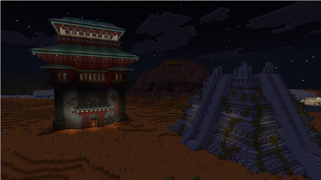 Screenshot of the Minecraft Bedrock Marketplace product Craftable Structures Add-On created by Rainbow Theory.