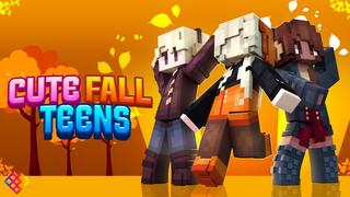 Thumbnail of the Minecraft Bedrock Marketplace product Cute Fall Teens created by Rainbow Theory.