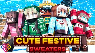 Thumbnail of the Minecraft Bedrock Marketplace product Cute Festive Sweaters created by Rainbow Theory.