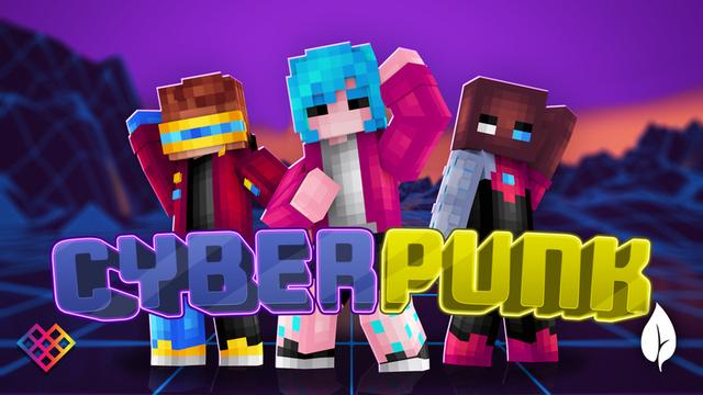 Thumbnail of the Minecraft Bedrock Marketplace product Cyberpunk Teens created by Rainbow Theory.
