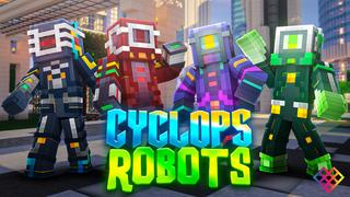 Thumbnail of the Minecraft Bedrock Marketplace product Cyclops Robots created by Rainbow Theory.