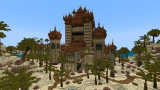Screenshot of the Minecraft Bedrock Marketplace product Desert Palace created by Rainbow Theory.
