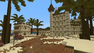 Screenshot of the Minecraft Bedrock Marketplace product Desert Palace created by Rainbow Theory.