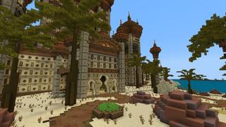 Screenshot of the Minecraft Bedrock Marketplace product Desert Palace created by Rainbow Theory.