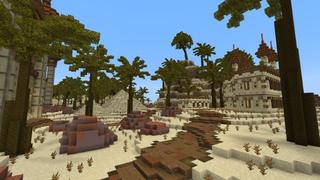 Screenshot of the Minecraft Bedrock Marketplace product Desert Palace created by Rainbow Theory.