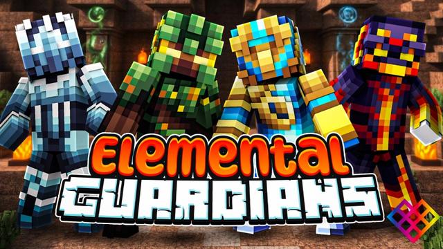Thumbnail of the Minecraft Bedrock Marketplace product Elemental Guardians created by Rainbow Theory.
