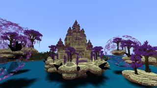 Screenshot of the Minecraft Bedrock Marketplace product End Palace created by Rainbow Theory.