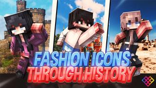 Thumbnail of the Minecraft Bedrock Marketplace product Fashion Icons Through History created by Rainbow Theory.