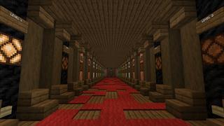 Screenshot of the Minecraft Bedrock Marketplace product Find the Button created by Rainbow Theory.