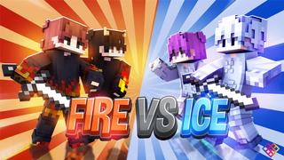 Thumbnail of the Minecraft Bedrock Marketplace product Fire VS Ice created by Rainbow Theory.