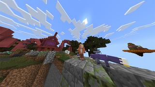 Screenshot of the Minecraft Bedrock Marketplace product FoxBlock created by Rainbow Theory.