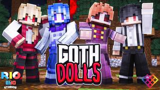 Thumbnail of the Minecraft Bedrock Marketplace product Goth Dolls created by Rainbow Theory.