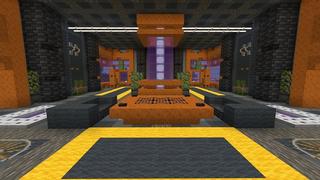 Screenshot of the Minecraft Bedrock Marketplace product Hacker Base created by Rainbow Theory.