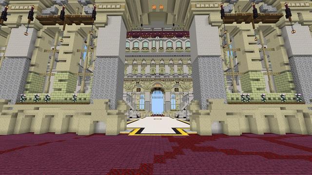 Screenshot of the Minecraft Bedrock Marketplace product Hacker Desert Temple created by Rainbow Theory.
