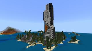 Screenshot of the Minecraft Bedrock Marketplace product Hacker Tower created by Rainbow Theory.