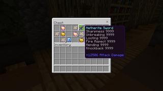 Screenshot of the Minecraft Bedrock Marketplace product Halloween Hacker Tools created by Rainbow Theory.