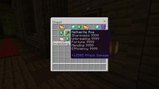 Screenshot of the Minecraft Bedrock Marketplace product Halloween Hacker Tools created by Rainbow Theory.