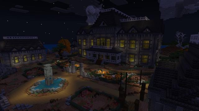 Screenshot of the Minecraft Bedrock Marketplace product Haunted House created by Rainbow Theory.