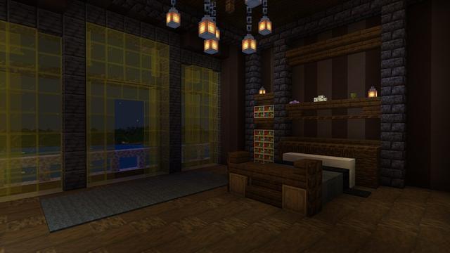 Screenshot of the Minecraft Bedrock Marketplace product Haunted House created by Rainbow Theory.