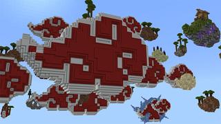 Screenshot of the Minecraft Bedrock Marketplace product How To Live Inside a Red Cloud created by Rainbow Theory.